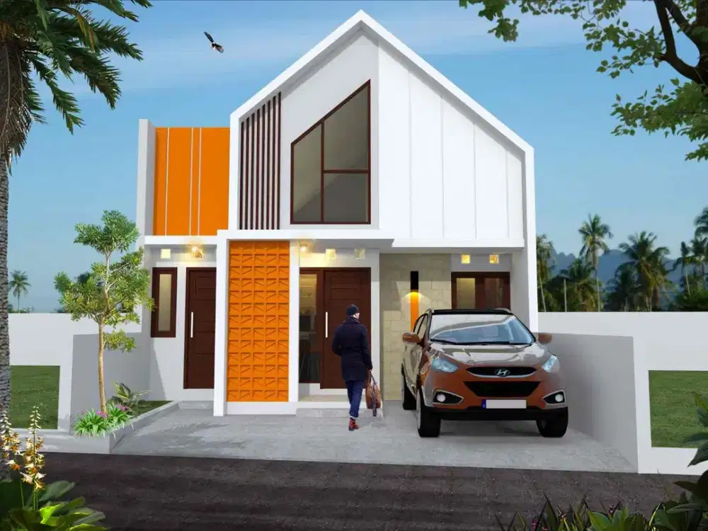 Dijual Rumah Baru Skandinavian Proses Finishing di Surobayan Sedayu Bantul
