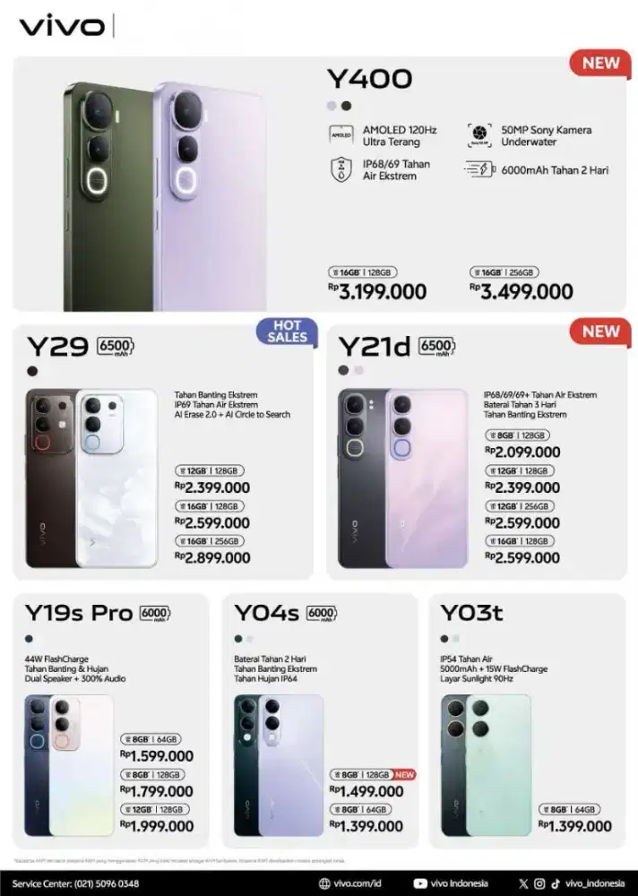 PROMO NEW ALL TIPE HP VIVO FREE HADIAH LANGSUNG