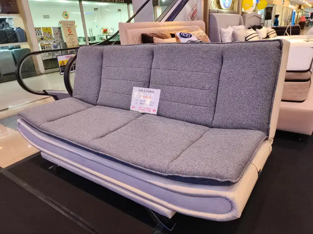 PROMO TRIPLE ZERO TEMPAT DUDUK SOFA L DALTON SYARAT E-KTP AJA