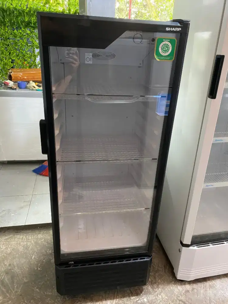Sharp show case 4 tahap 210 liter ori mulus