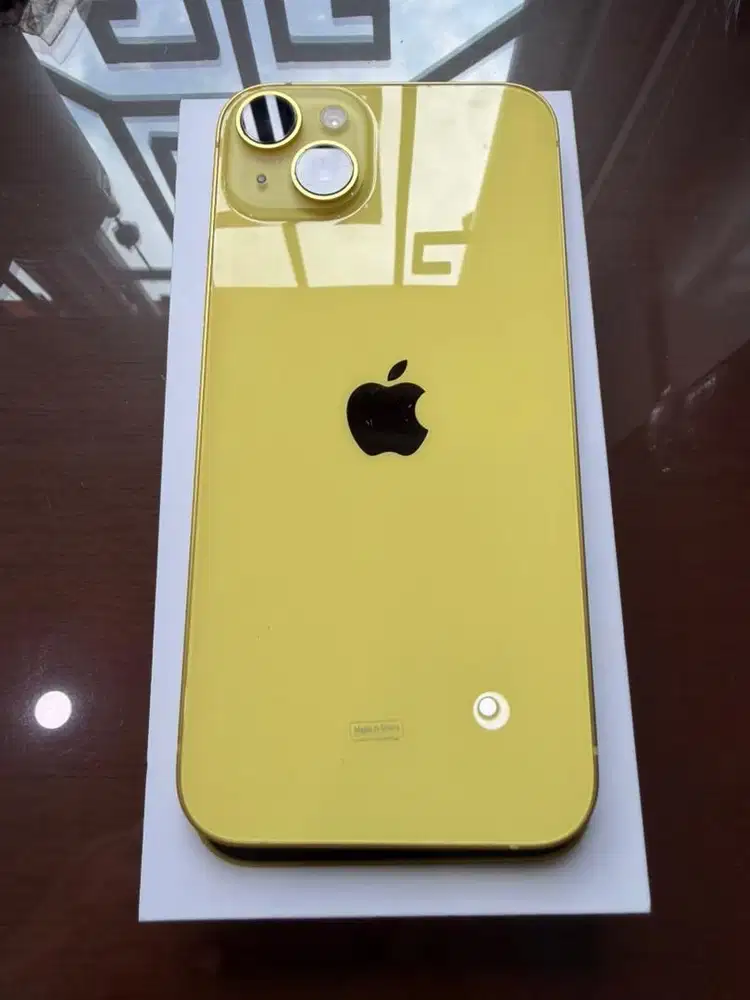 JUAL iphone 14 plus 256gb yellow second