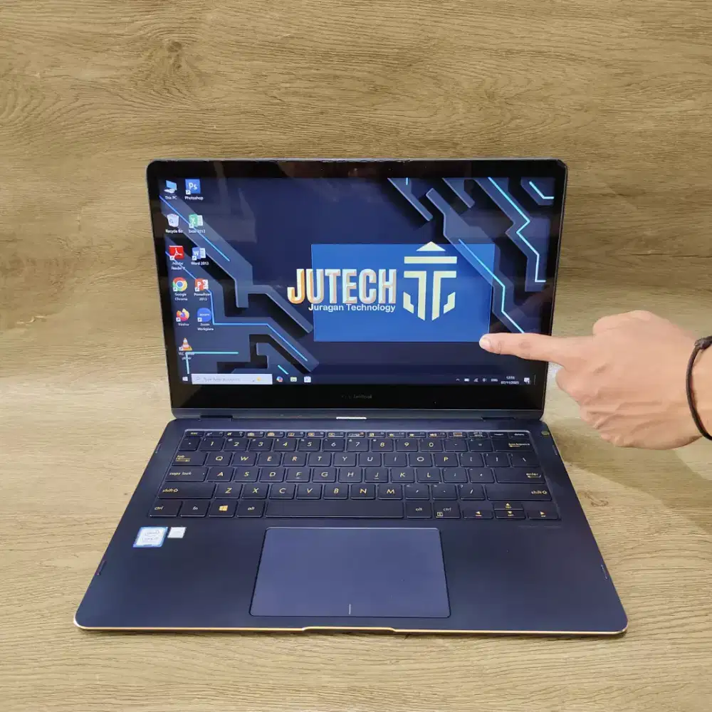 2in-1 Laptop Asus ZenBook Slim Touchscreen+layar lipat intel Core i7 G