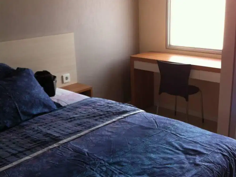 disewa unit apartemen green lake sunter,studio furnished,lantai rendah,view kolam renang,Ac dan waterheater