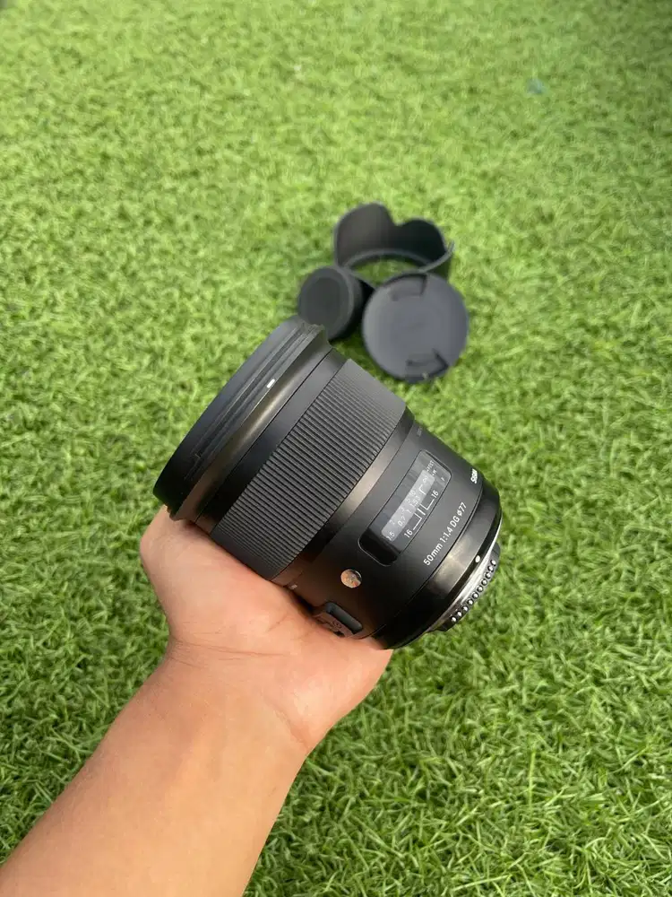 Lensa Sigma Art 50mm F1.4 DG HSM for Nikon no dus box