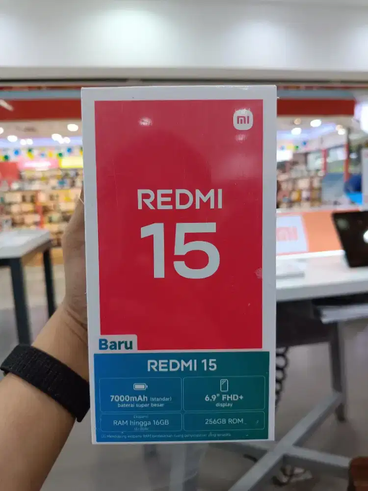 Redmi 15 Ram 8+8/128 Bisa cicilan syarat cukup KTP