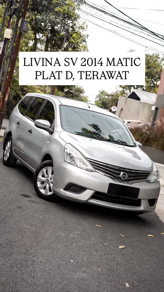 NISSAN GRAND LIVINA 2014 MATIC 1.5 SV PLAT D TERAWAT ISTIMEWA