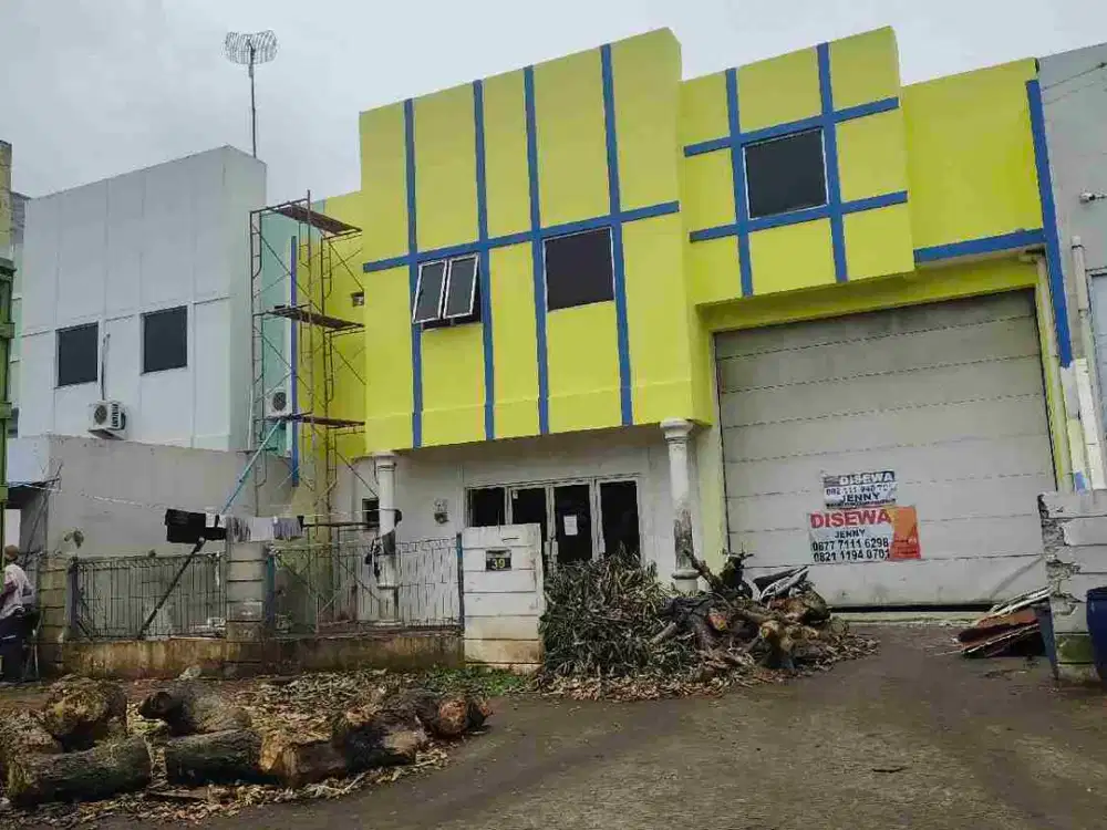 Gudang berikut Office disewakan di pergudangan industri taman tekno BSD