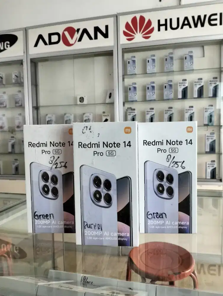 Redmi Note 14 Pro 5G (8/256) GB Baru Resmi Xiaomi⁸