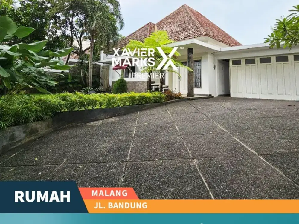 Rumah Klasik Jln Bandung Bersih Terawat Klojen Malang Dekat Ijen