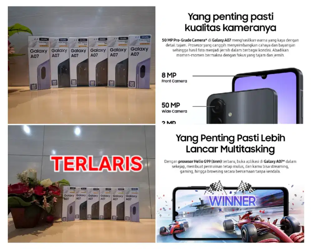 Samsung A07 Garansi resmi