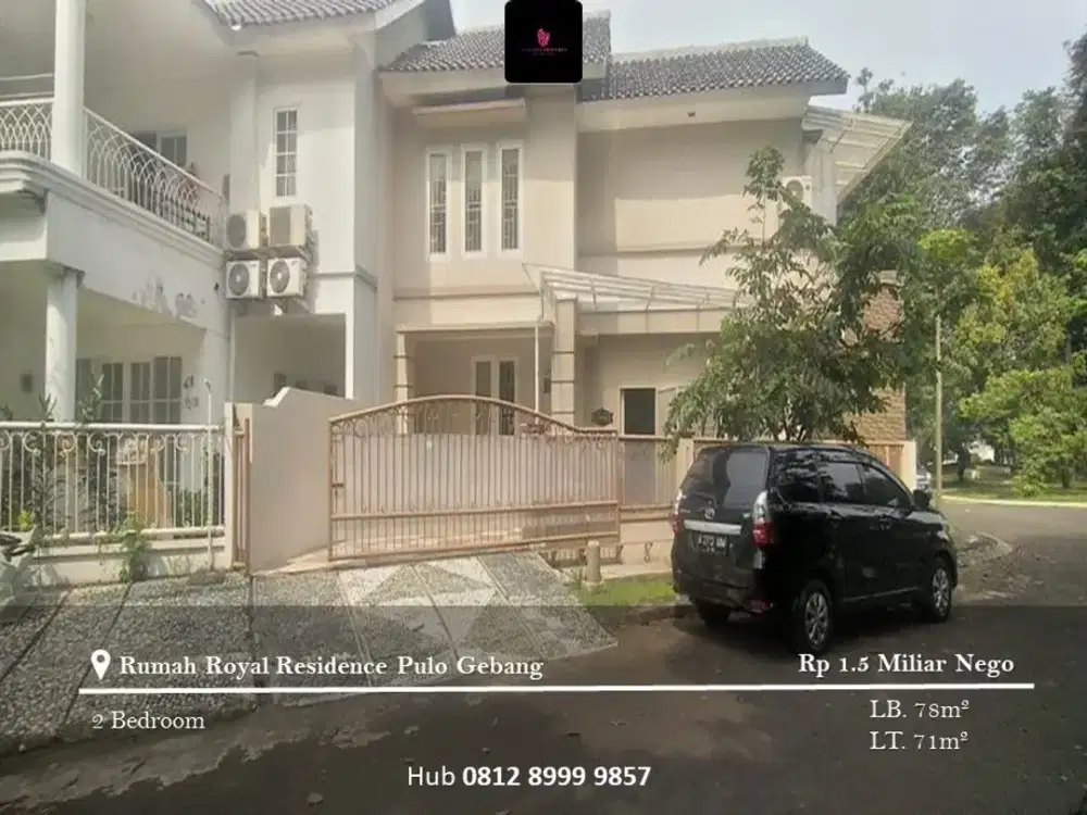 Dijual Rumah Royal Residence Pulo Gebang 2BR Full Furnished