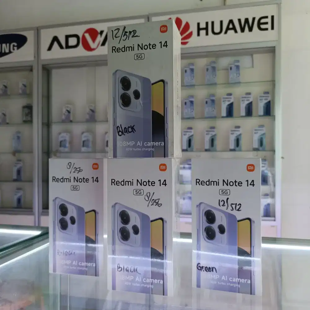 Redmi Note 14 5G (8/256) GB Baru Resmi Xiaomi²