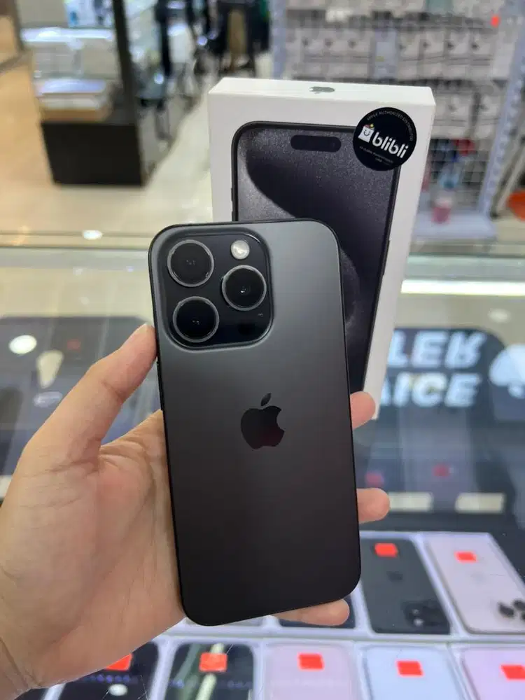SECOND IPHONE 15 PRO 128GB EX IBOX MULUS PEMAKAIAN