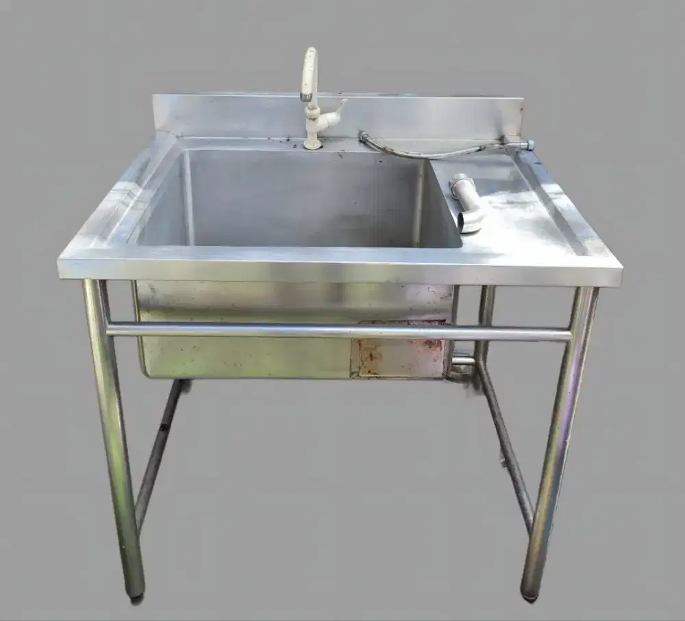 Singgel sink steanlis bak cuci piring murah