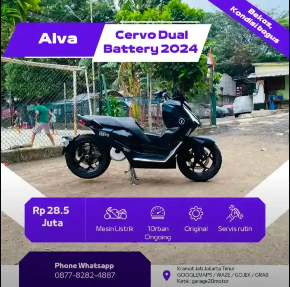 Molis Alva Cervo Dual Battery Tahun 2024