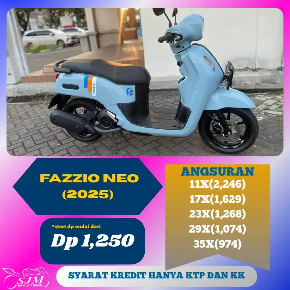 YAMAHA FAZZIO NEO 2025 SIAP PAKAI