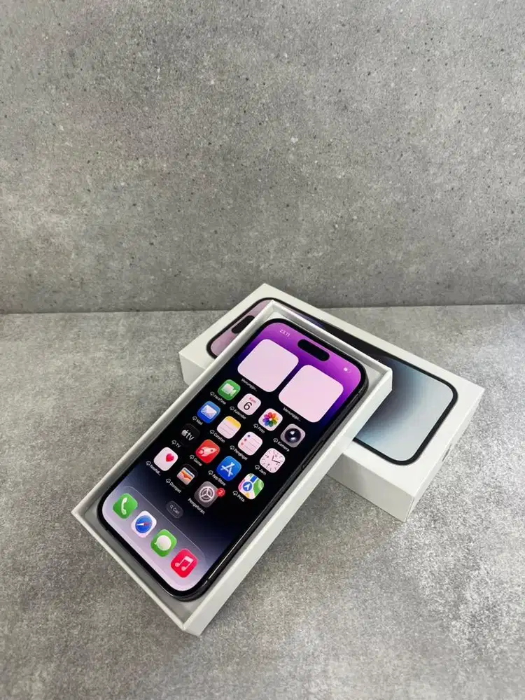 IPHONE 14 PRO 256 DEEP PURPLE INTER BEACUKAI RESMI