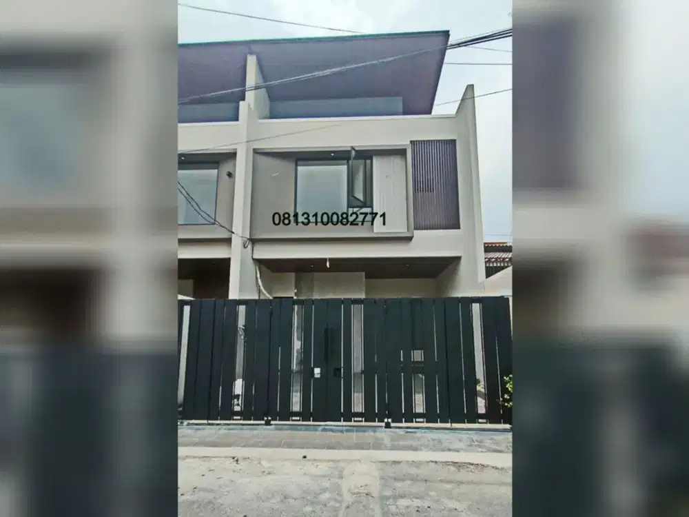 Rumah Baru Design Modern Natural Siap huni Di Rawamangun Jakarta Timur