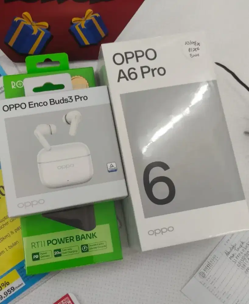 Oppo A6 pro free enco buds