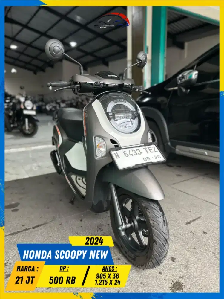 HONDA SCOOPY NEW 2024 MURAH MERIAH BOSKU HIKMAH MOTOR KEPUH MALANG