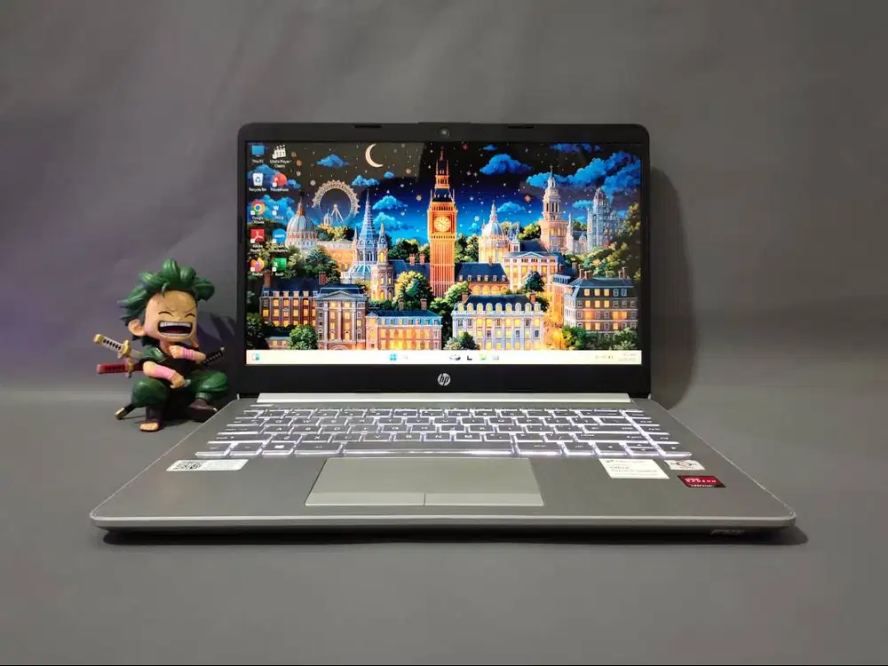 Laptop bekas HP 14S-DK1524AU AMD Ahtlon Silver 3050U Ram 8GB