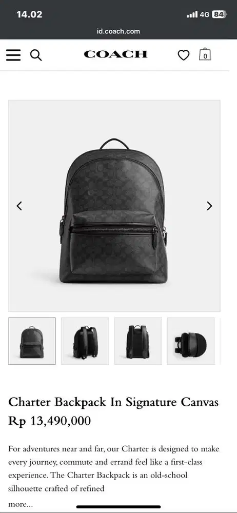 Tas Ransel Merk Coach