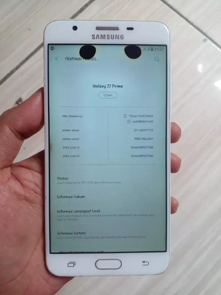 Samsung J7 Prime . 3/32 . Hp Only