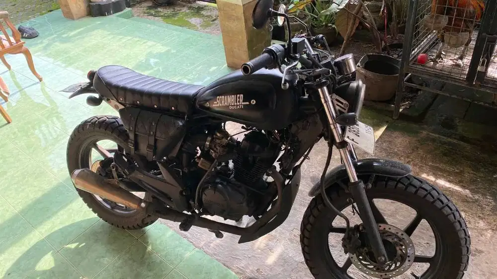 Honda Mega Pro 2010 – Custom Scrambler Siap Pakai
