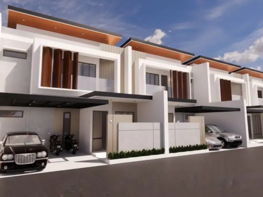 RUMAH CANTIK DESAIN MODERN 100 METER DARI POLSEK GODEAN, SLEMAN