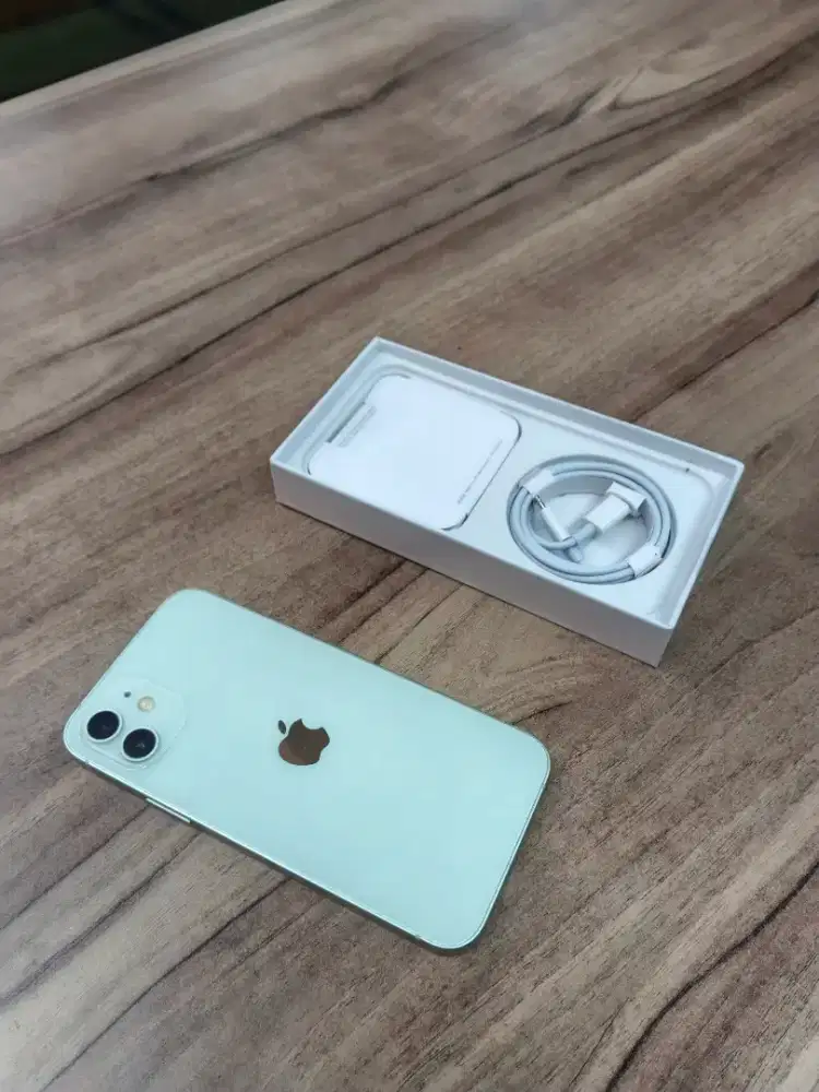 iphone 12 128gb warna alami hijau