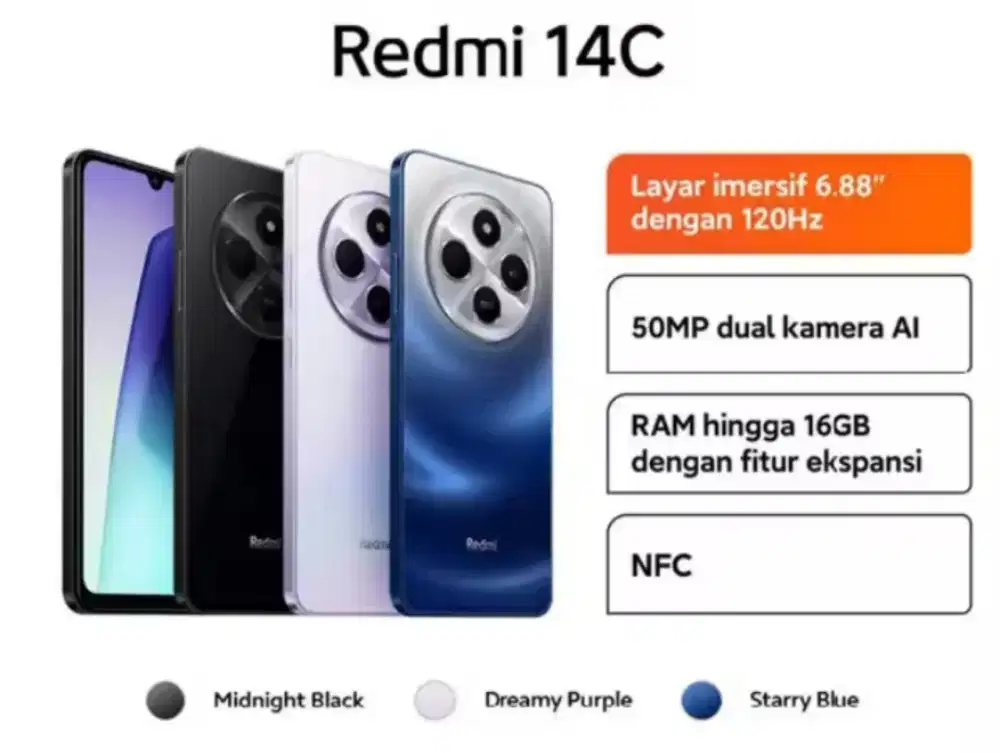 Jual handphone redmi 14 c