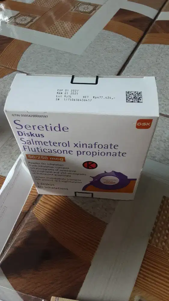 Seretide discus 50 /250 mcg