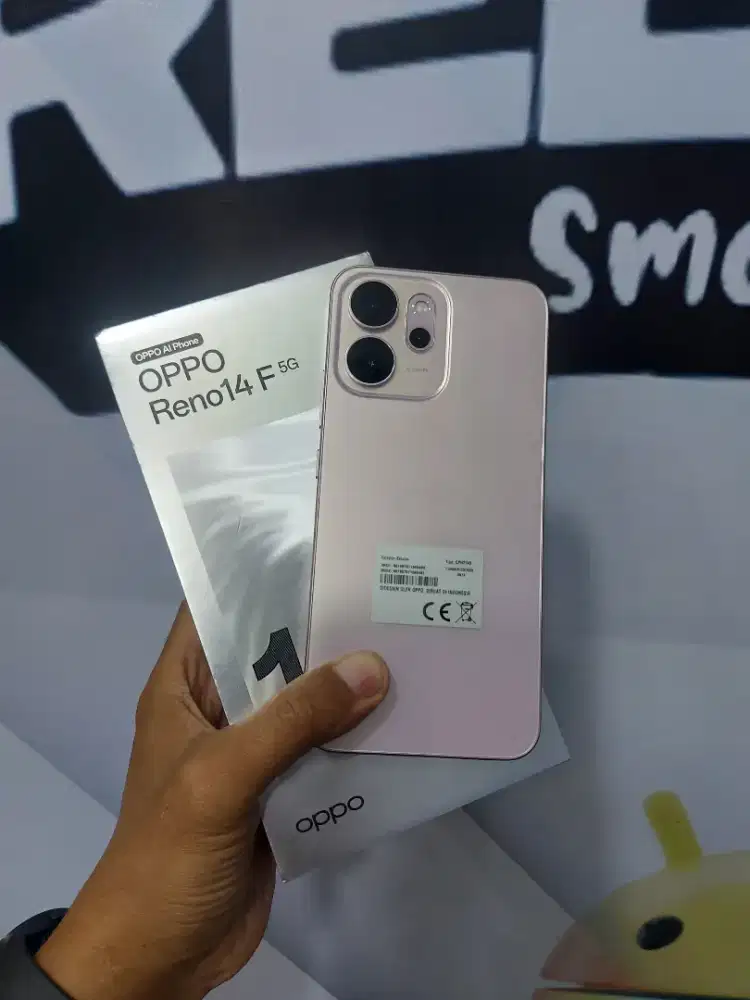 OPPO RENO 14F 5G Ram8/256GB Mulus NOMINUS Garansi SEPT 2026.