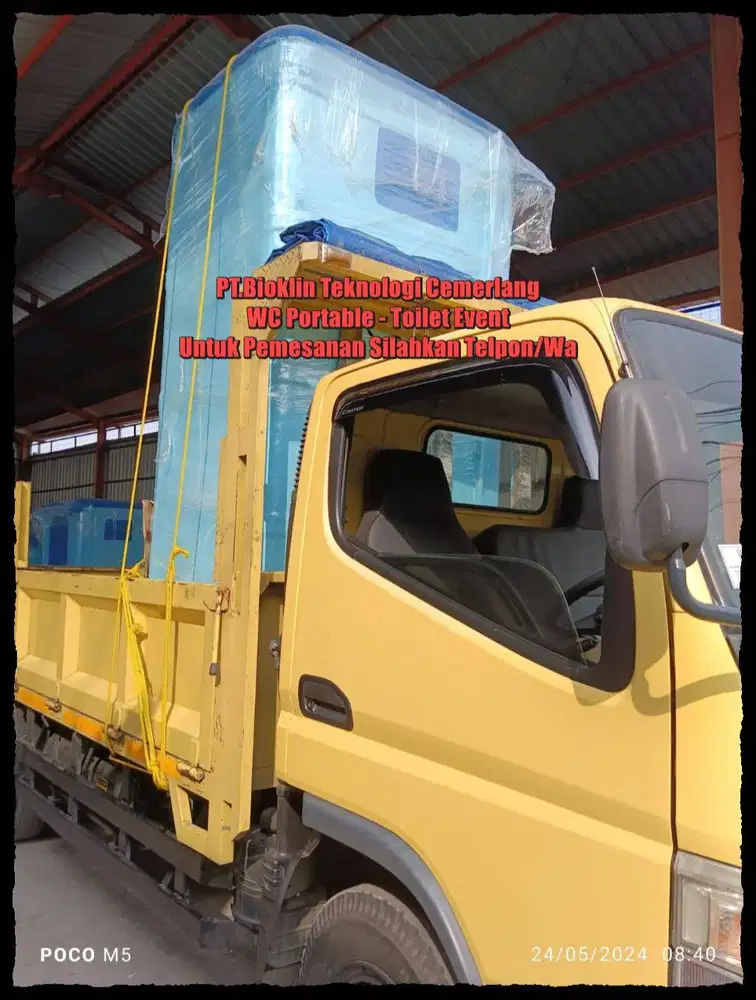 Toilet konser - Toilet Darurat - toilet bencana - Toilet Fiberglass