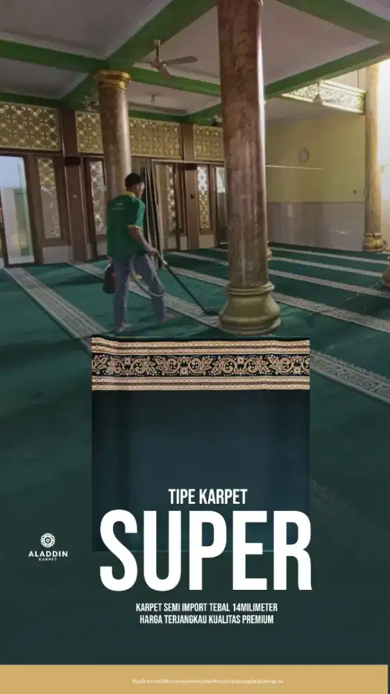 Harga Karpet Masjid Lokal Murmer Tangerang