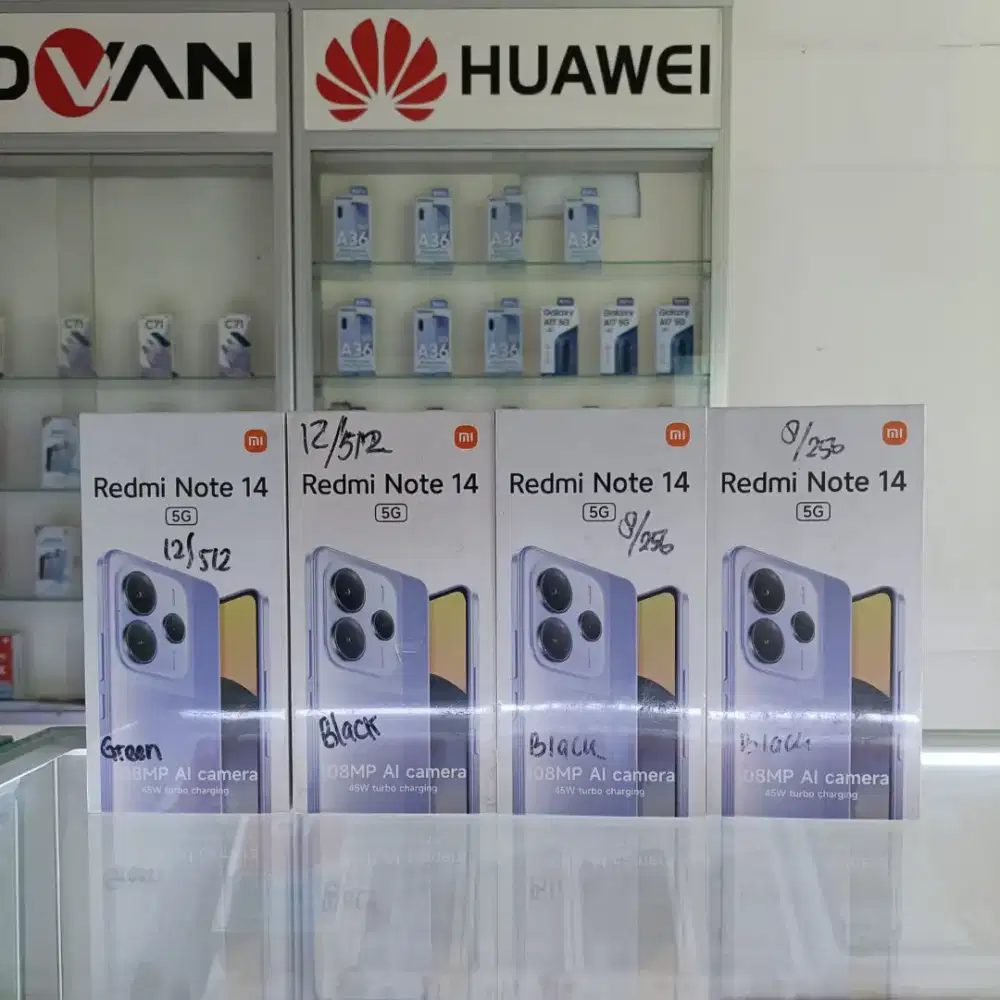 Redmi Note 14 5G (8/256) Baru Resmi Xiaomi⁹
