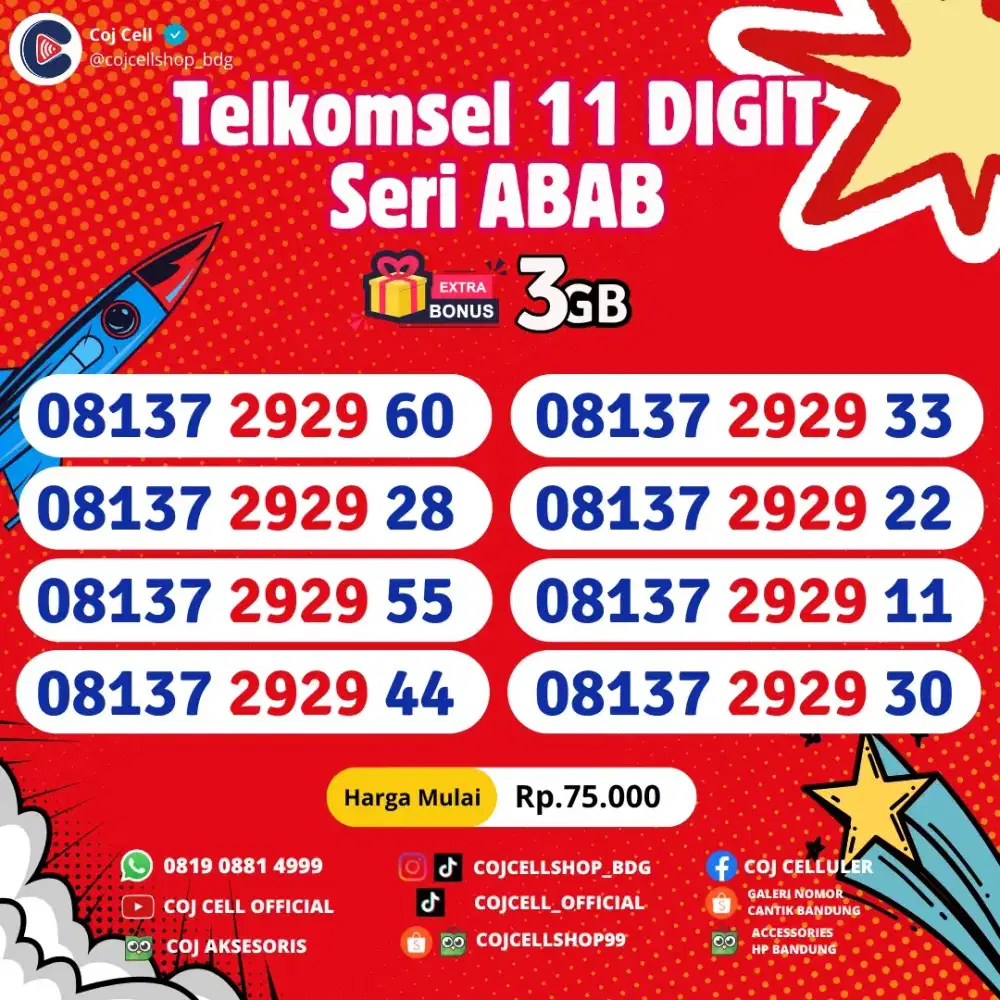 Nomor cantik Telkomsel