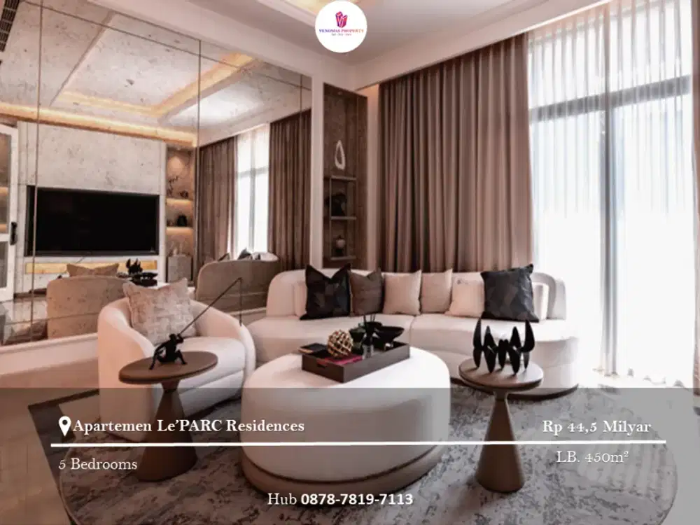 For Sale Le'PARC Residence 4BR+1 Full Furnished Tower The TERRACES