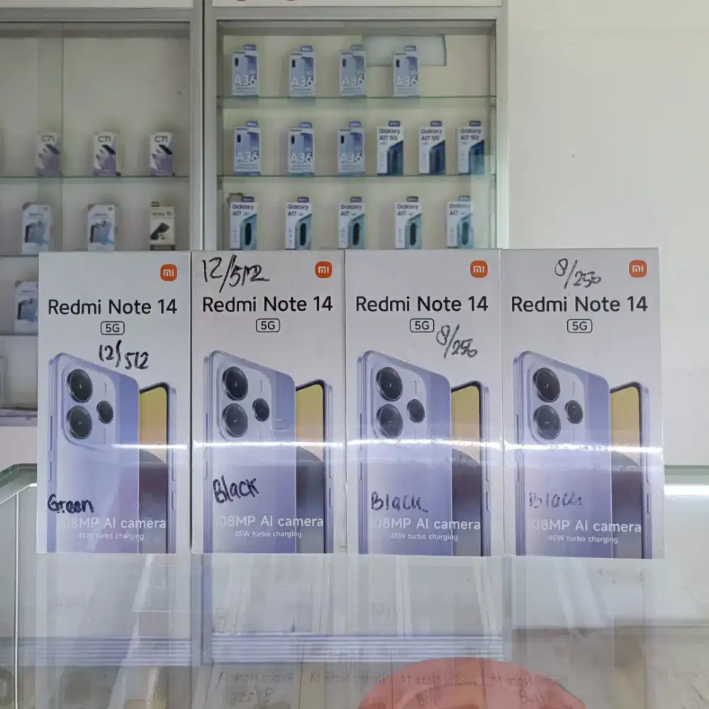 Redmi Note 14 5G (8/256) Baru Resmi Xiaomi¹⁰