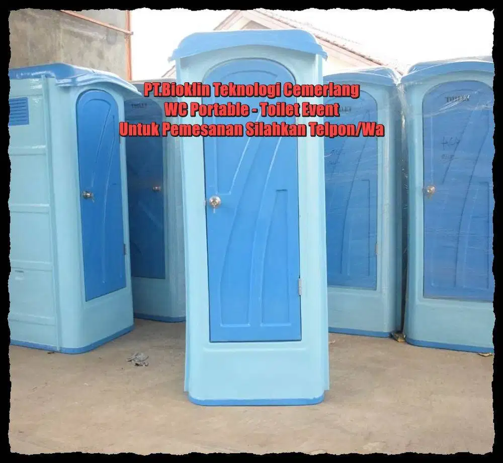 Toilet Fiberglass - Toilet Out Door - Wc Portable -Toilet Proyek