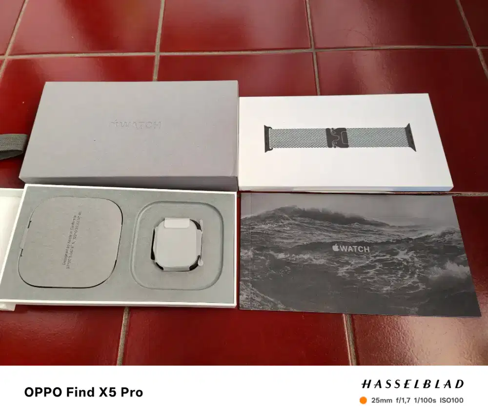 Apple watch ultra 2 black edition inter fullset original mulus