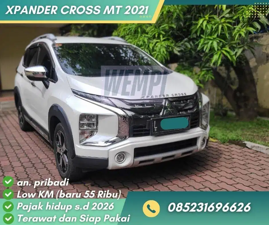 Mitsubishi XPander Cross MT 2021 an Pribadi (Plat L) Kondisi Istimewa