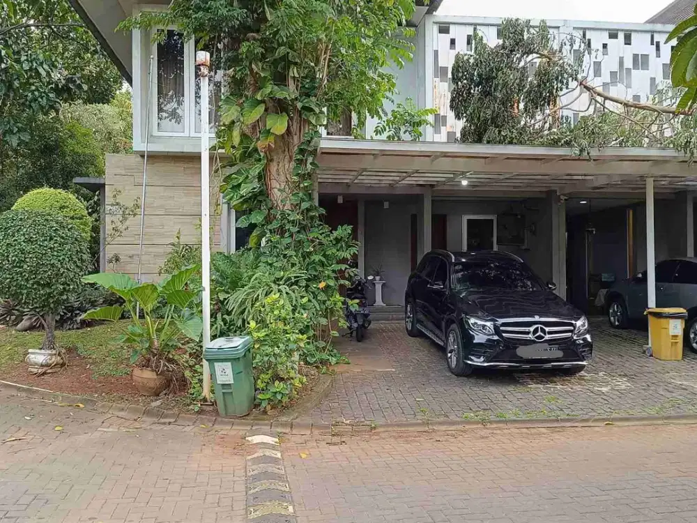 Rumah 2 Lantai SHM Hook 4 Kamar Luas 350m 2 Mobil Furnish Cluster Bintaro Dekat Pintu Tol