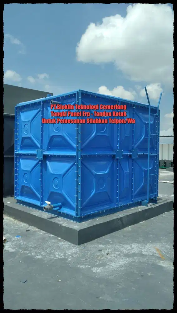 Tangki Panel Frp, Roof tank Frp , Tandon Frp , Tangki Air Fiberglass