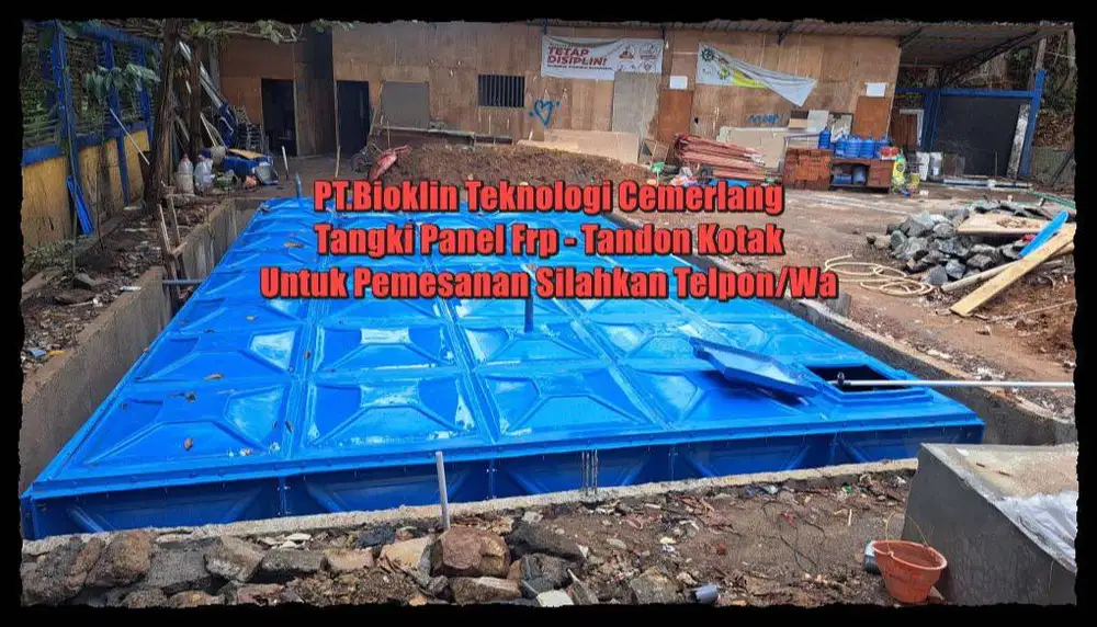 Tangki Air Fiberglass/Tangki Air Kotak/Ground tank/Tangki Panel Frp