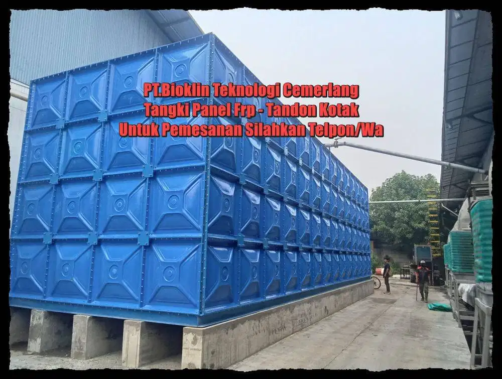 Toren Frp -Tangki Air Fiberglass - Ground tank - Tangki Air Fiberglass