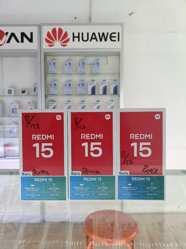 Redmi 15 (8/128) GB Baru Resmi Xiaomi¹
