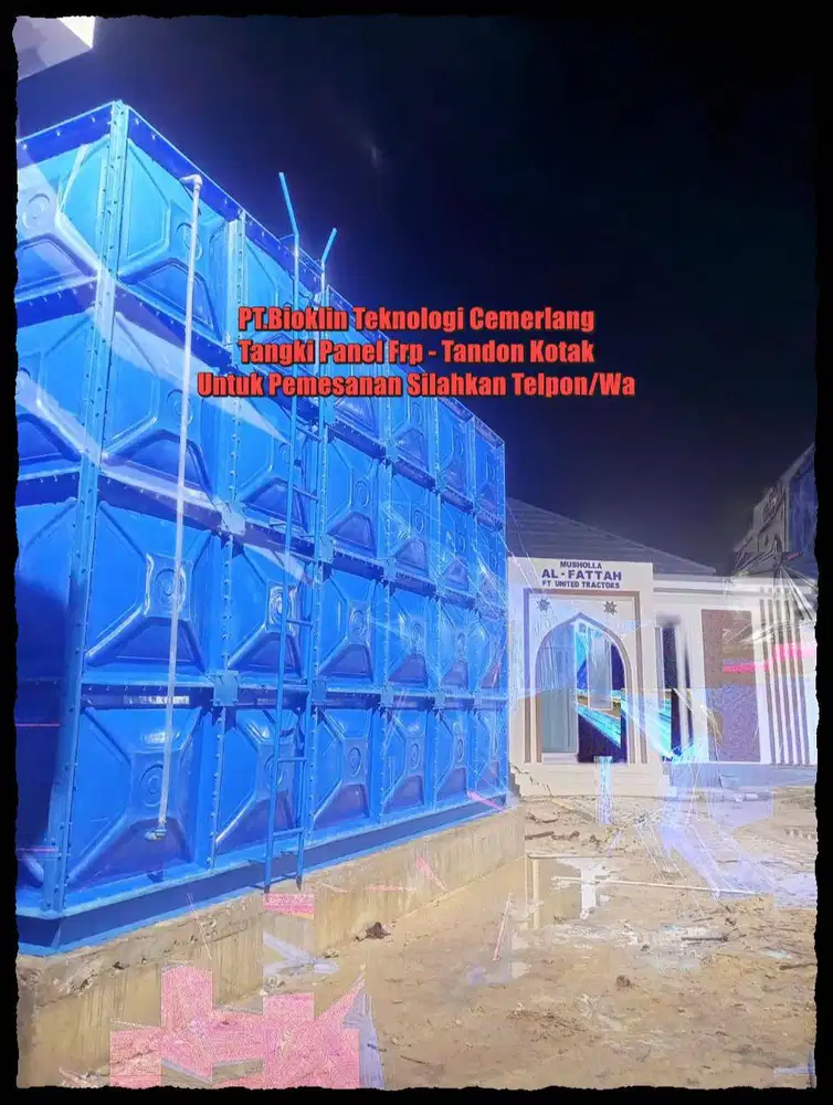 Tandon Frp - Toren Frp - Tangki Air Kotak - Ground tank