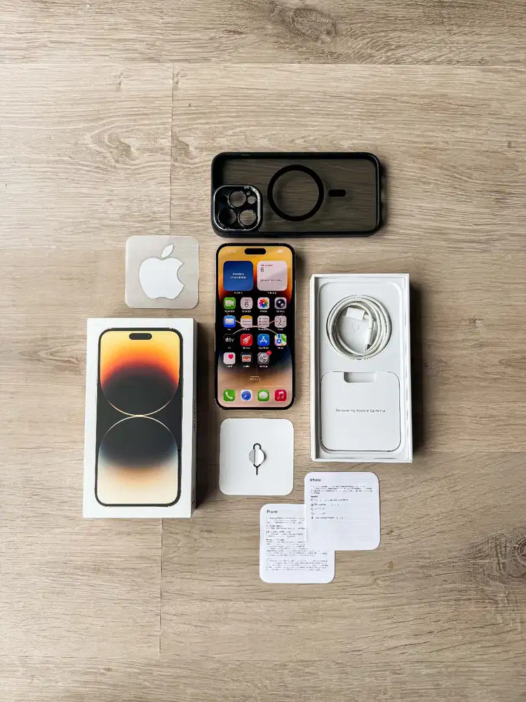 Dijual iPhone 14 Pro Max 256GB Gold