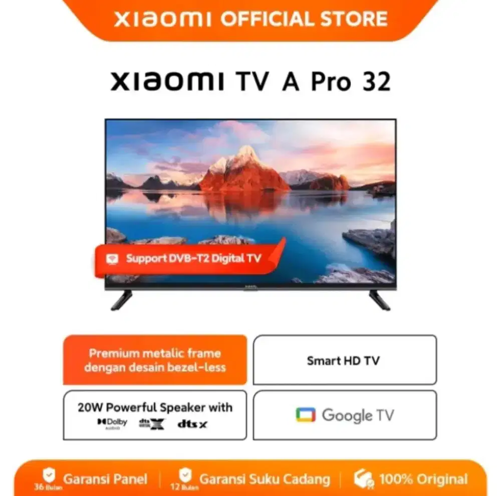 SMART TV XIAOMI A 32 inch pro dolby atmos